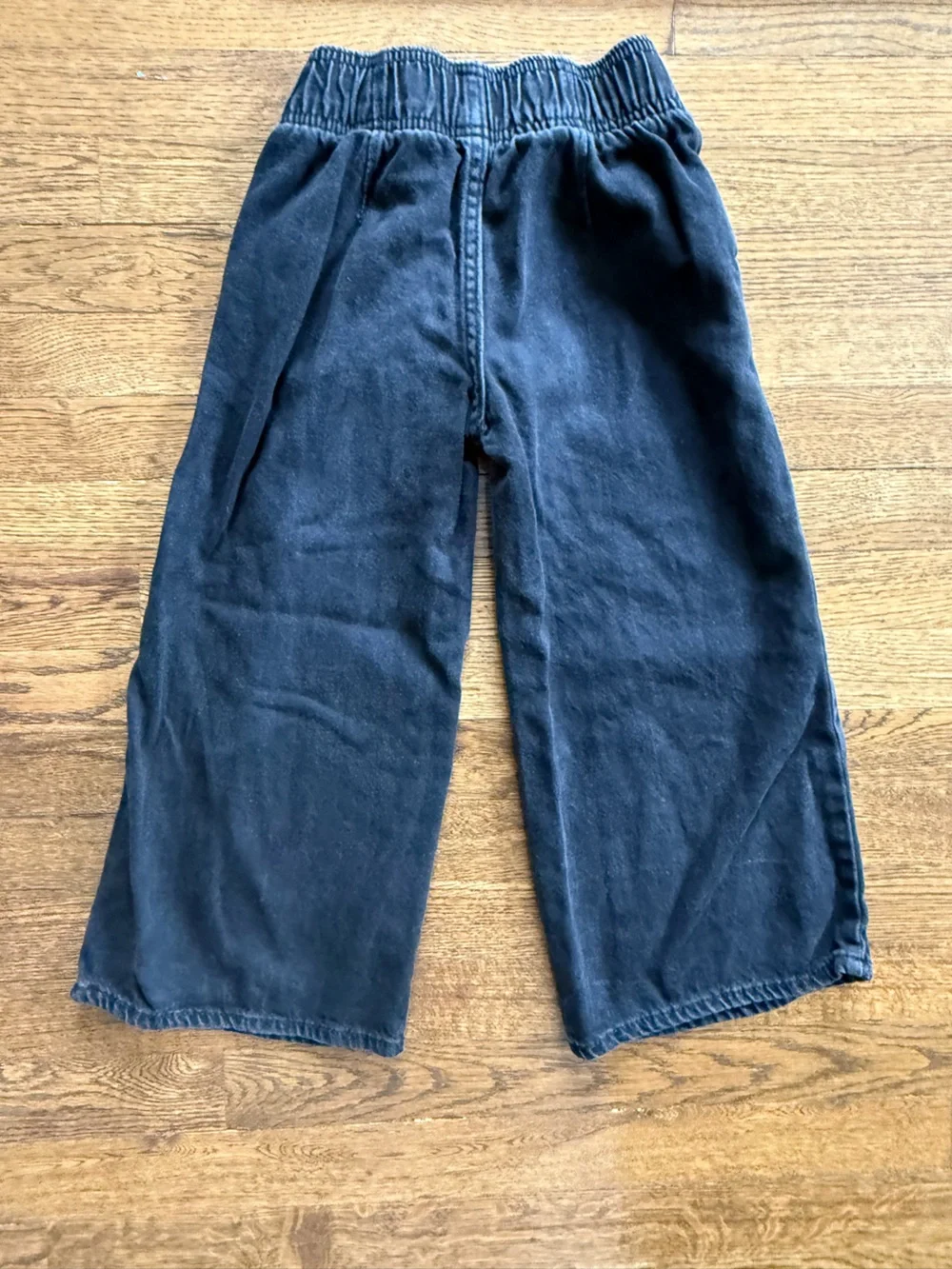 Old Navy Black Wide-Leg Kids Jeans with Elastic Waist